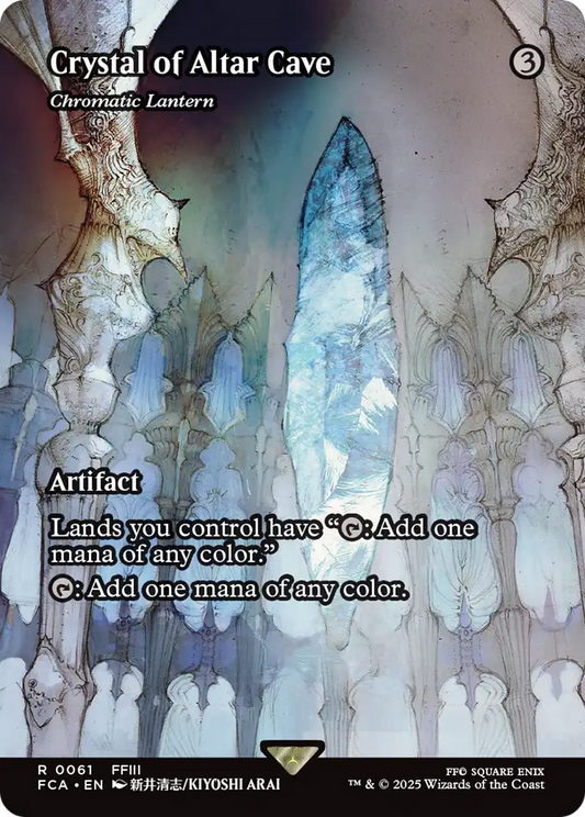 Chromatic Lantern (FCA-061) - FINAL FANTASY: Through the Ages / Crystal of Altar Cave (Borderless) Foil