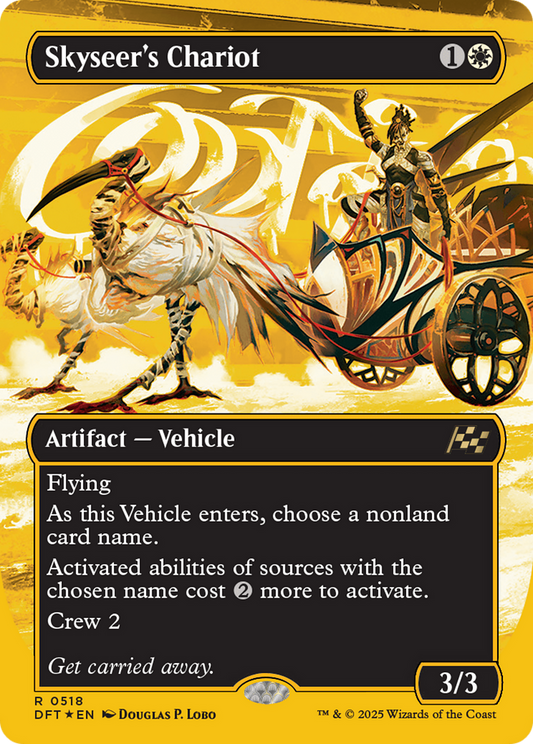 Skyseer's Chariot (Borderless) (First-Place Foil) (DFT-518) - Aetherdrift Foil