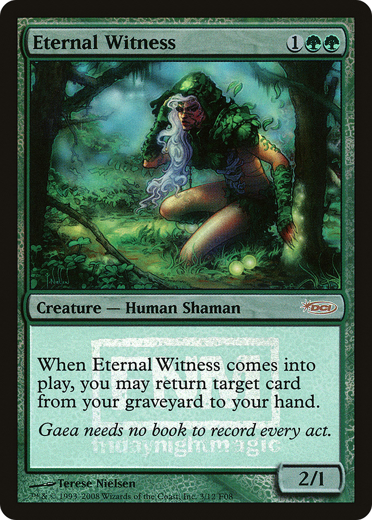 Eternal Witness (FNM-003) - Friday Night Magic 2008 Foil