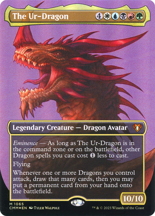 The Ur-Dragon (CMM-1065) - Commander Masters (Borderless) Foil