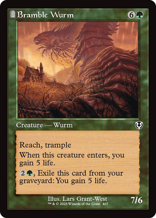 Bramble Wurm (Retro Frame) (-407) - Innistrad Remastered Foil