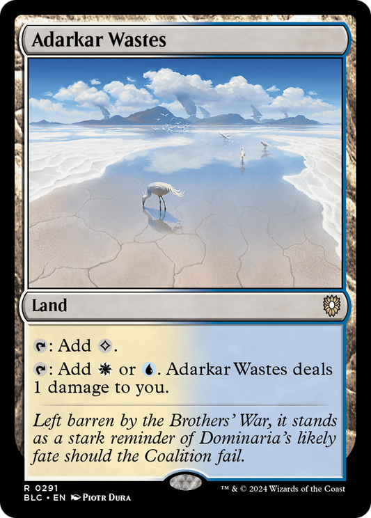 Adarkar Wastes (BLC-291) - Bloomburrow Commander