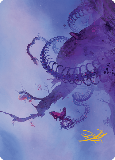 Coiling Rebirth // Coiling Rebirth (ABLB-044) - Bloomburrow Art Series (Borderless) Foil