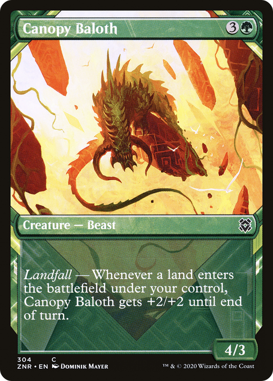 Canopy Baloth (ZNR-304) - Zendikar Rising: (Showcase) Foil
