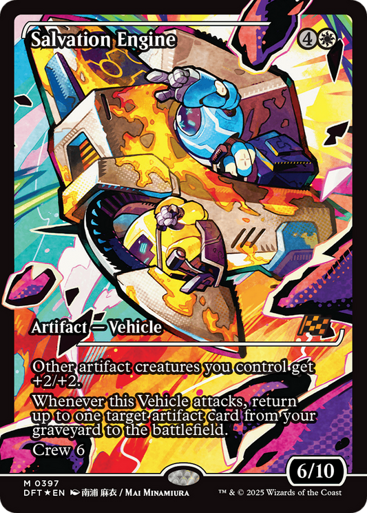 Salvation Engine (Showcase) (DFT-397) - Aetherdrift Foil