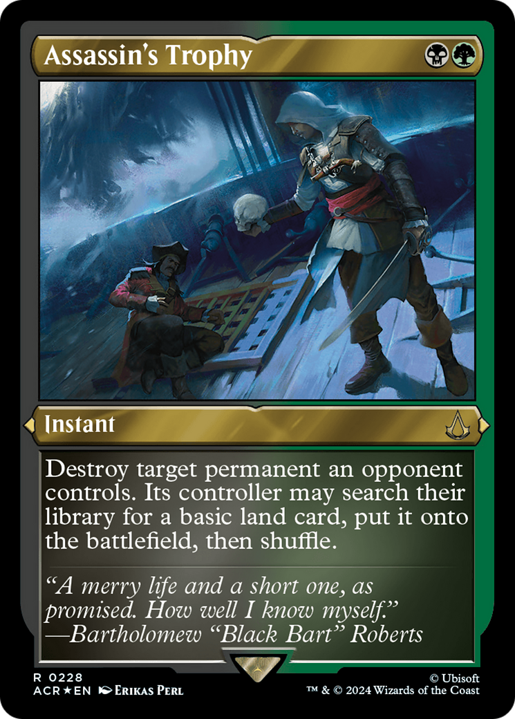 Assassin's Trophy (ACR-228) - Assassin's Creed Etched Foil