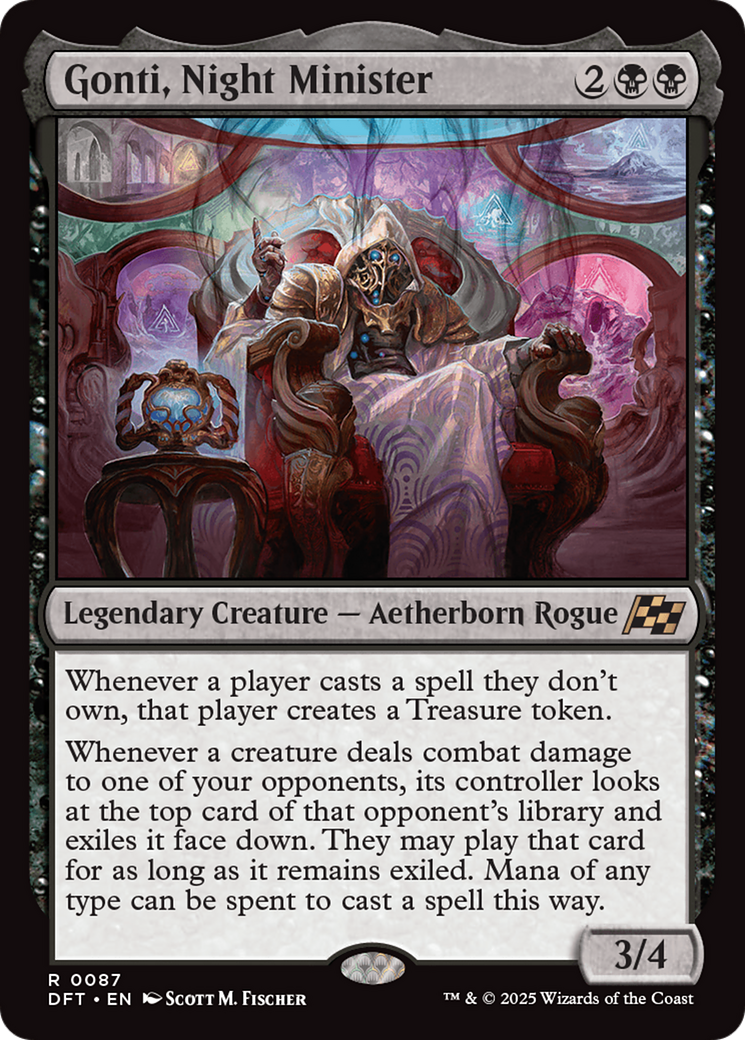 Gonti, Night Minister (DFT-087) - Aetherdrift Foil