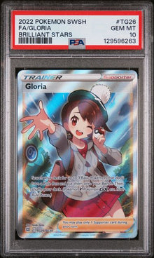 2022 POKEMON SWORD & SHIELD BRILLIANT STARS #TG26 FA/GLORIA BRILLIANT STARS