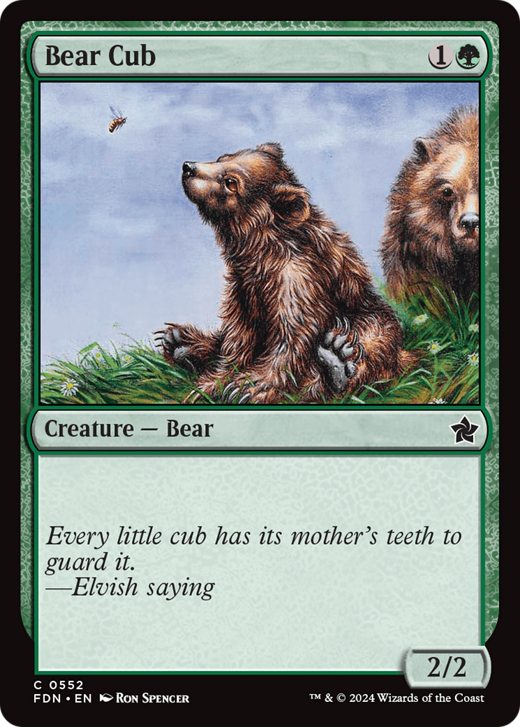 Bear Cub (FDN-552) - Foundations