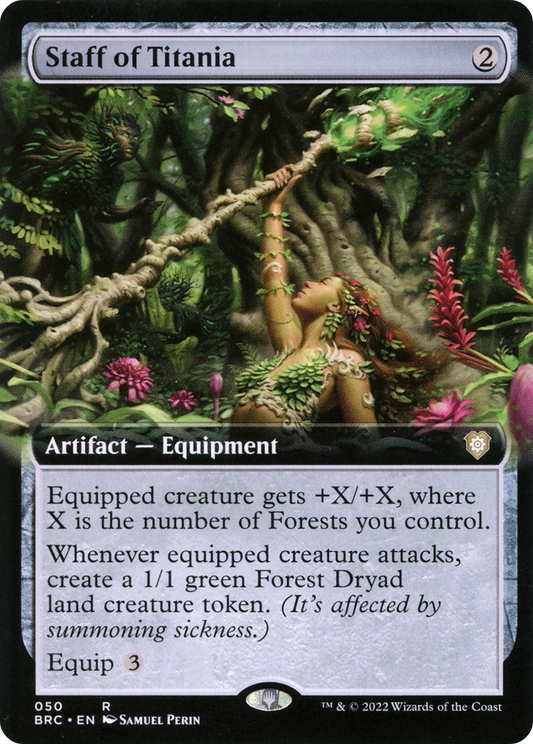 Staff of Titania Extended Art