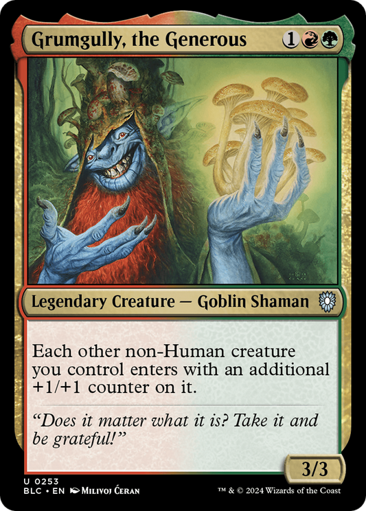 Grumgully, the Generous (BLC-253) - Bloomburrow Commander