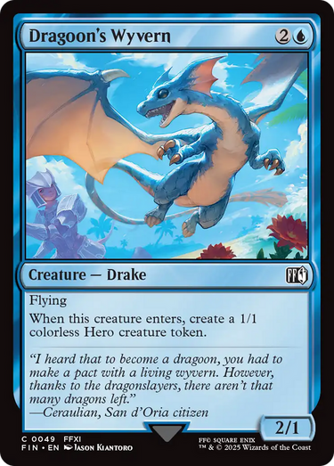 Dragoon's Wyvern (FIN-049) - FINAL FANTASY Foil