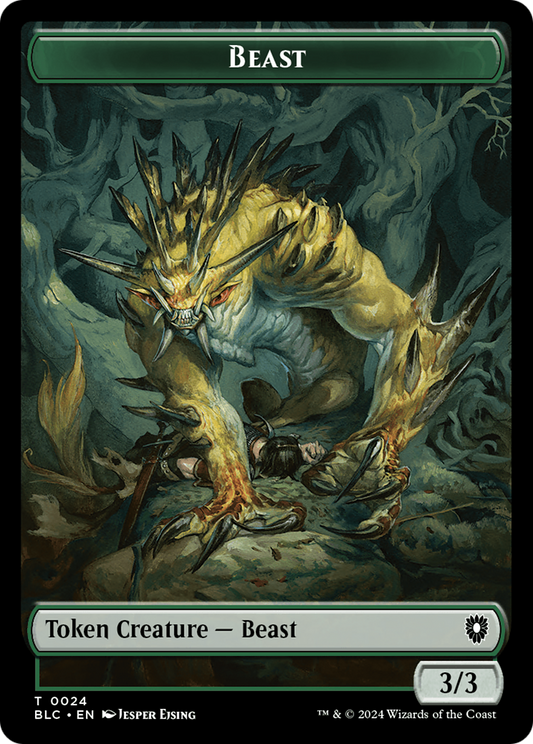 Beast (TBLC-024) - Bloomburrow Commander Tokens