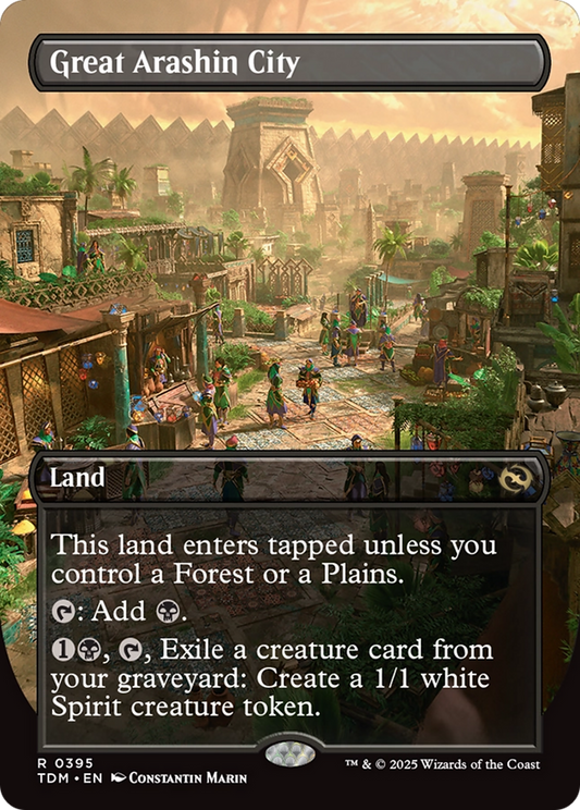 Great Arashin City (Borderless) (TDM-395) - Tarkir: Dragonstorm