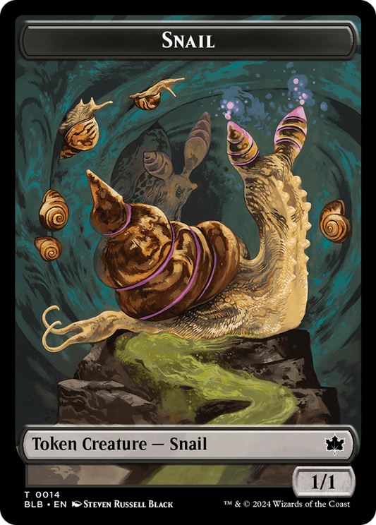 Snail (TBLB-014) - Bloomburrow Tokens Foil