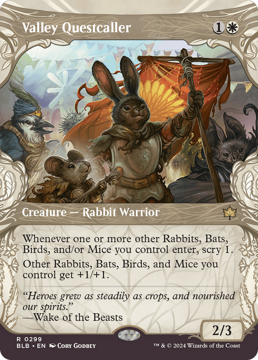 Valley Questcaller (BLB-299) - Bloomburrow: (Showcase)