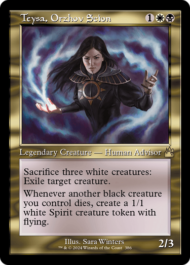 Teysa, Orzhov Scion (Retro Frame) (RVR-386) - Ravnica Remastered
