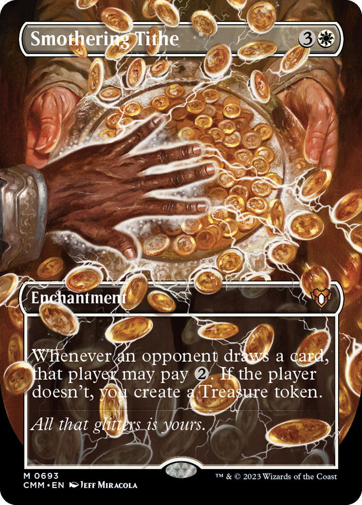 Smothering Tithe (CMM-693) - Commander Masters (Borderless) Foil