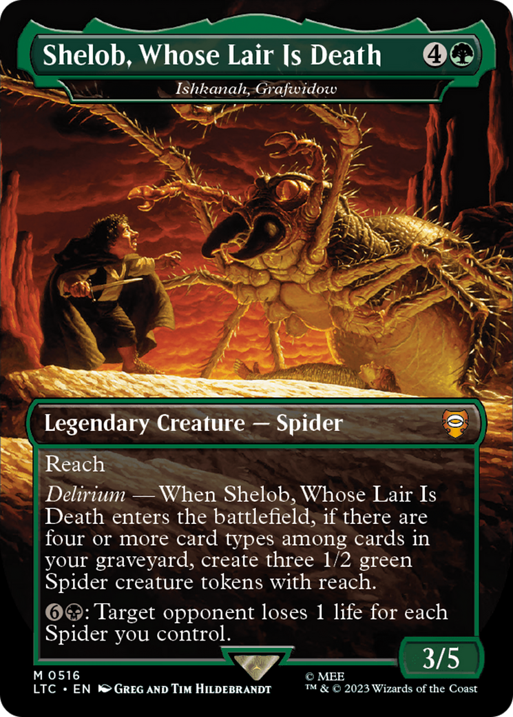Shelob, Whose Lair is Death | Ishkanah, Grafwidow