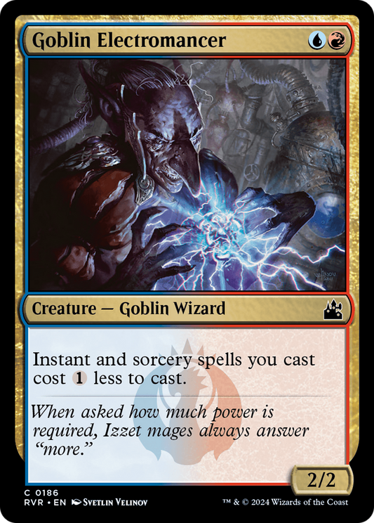 Goblin Electromancer (RVR-186) - Ravnica Remastered