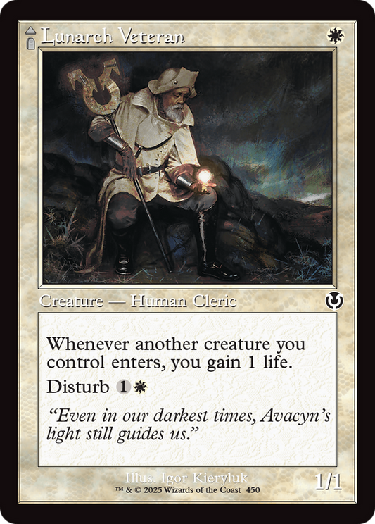 Lunarch Veteran // Luminous Phantom (Retro Frame) (-450) - Innistrad Remastered