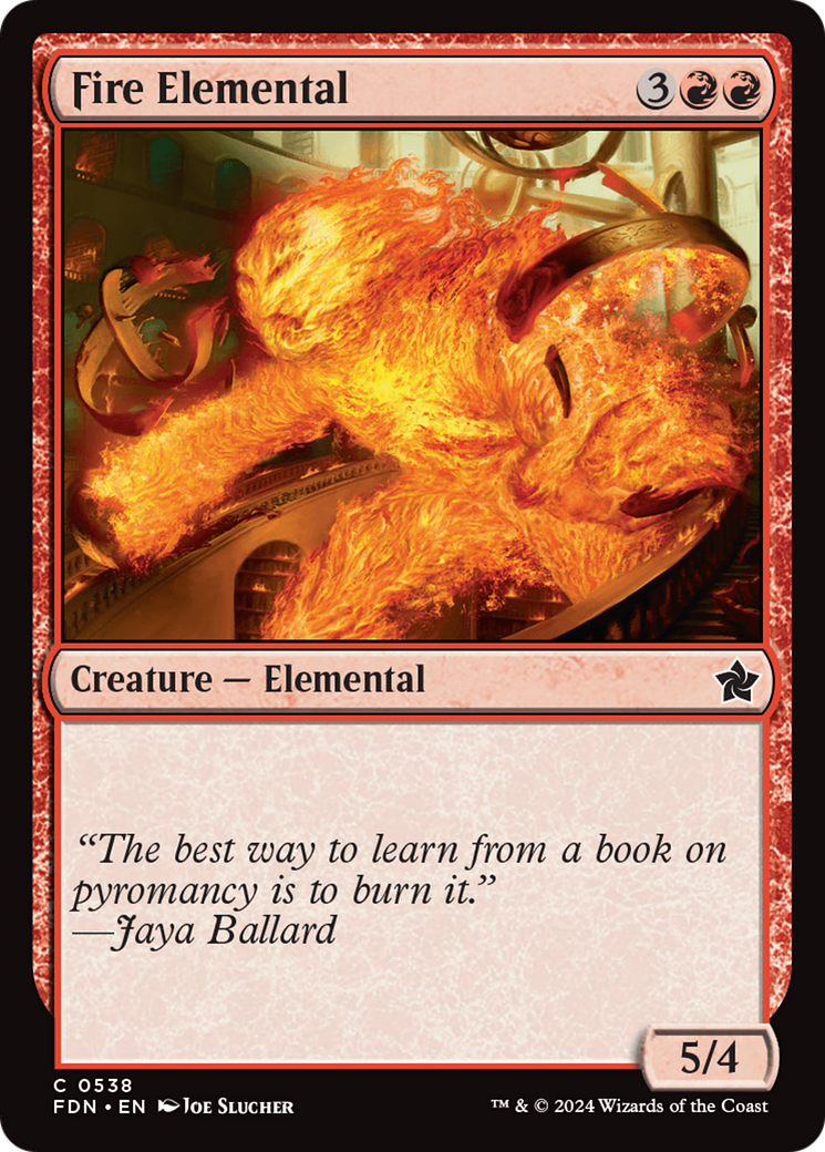 Fire Elemental (FDN-538) - Foundations