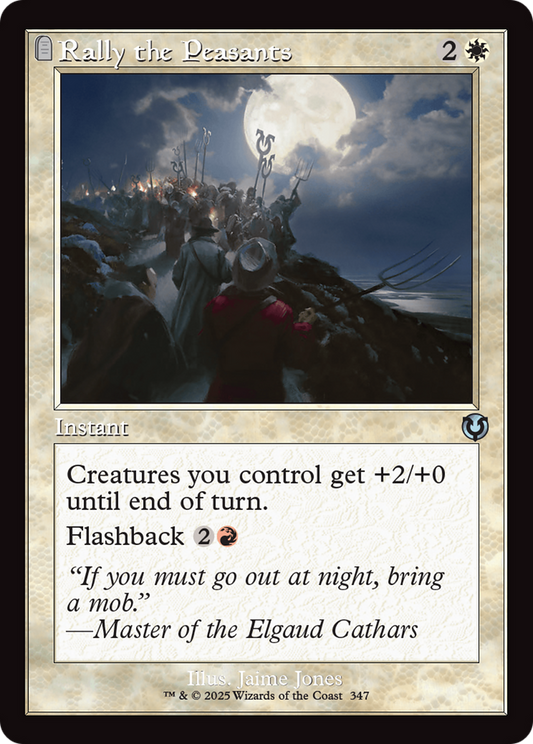Rally the Peasants (Retro Frame) (-347) - Innistrad Remastered