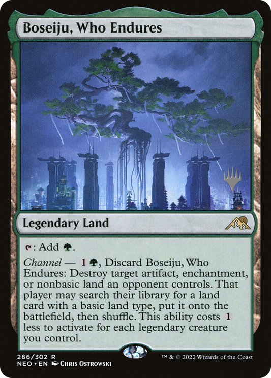 Boseiju, Who Endures (PPNEO-266P) - Kamigawa: Neon Dynasty Promos