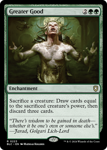 Greater Good (BLC-223) - Bloomburrow Commander