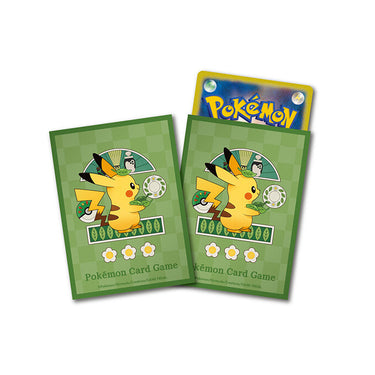 Pokemon TCG: Pokemon Center Japan Exclusive Card Sleeves - Premium Gloss Matcha Pikachu (64-Pack) - Pokemon International Card Sleeves