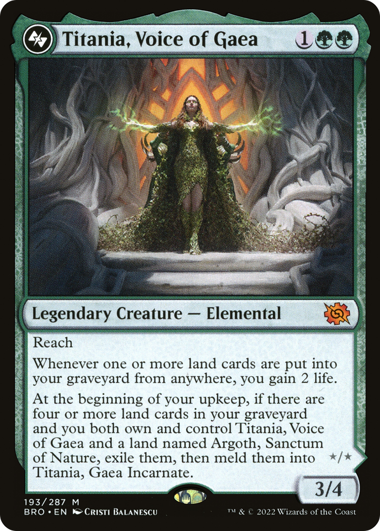 Titania, Voice of Gaea Foil