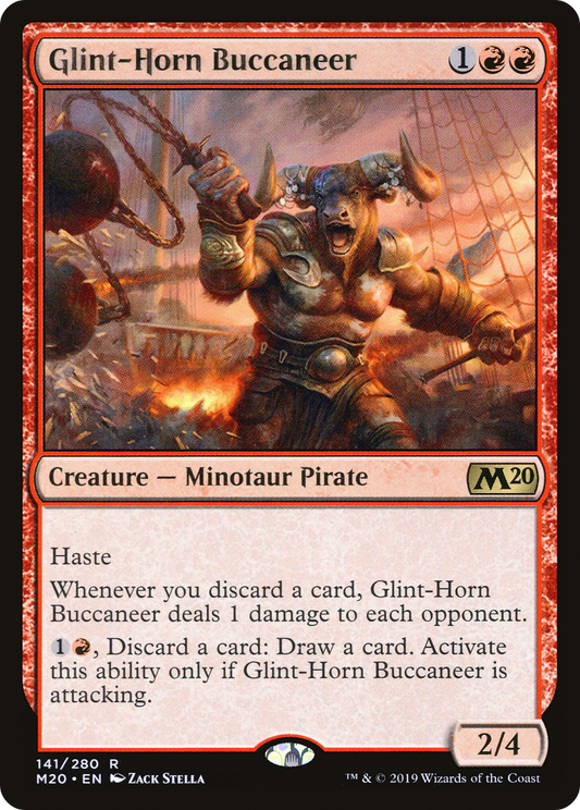Glint-Horn Buccaneer (M20-141) - Core Set 2020