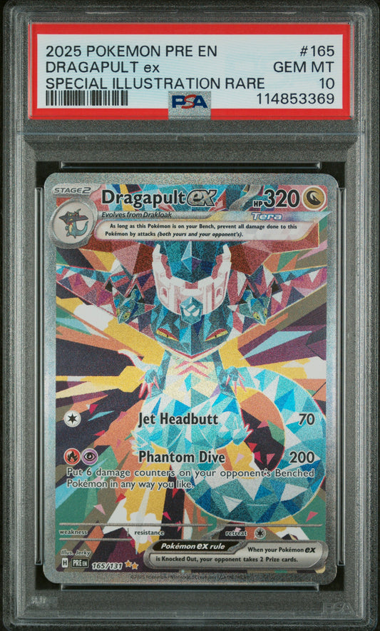 Dragapult ex Special Illustration Rare #165 PSA 10