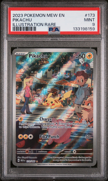 Pikachu Illustration Rare #173 PSA 9