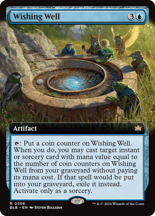 Wishing Well (BLB-358) - Bloomburrow: (Extended Art) Foil