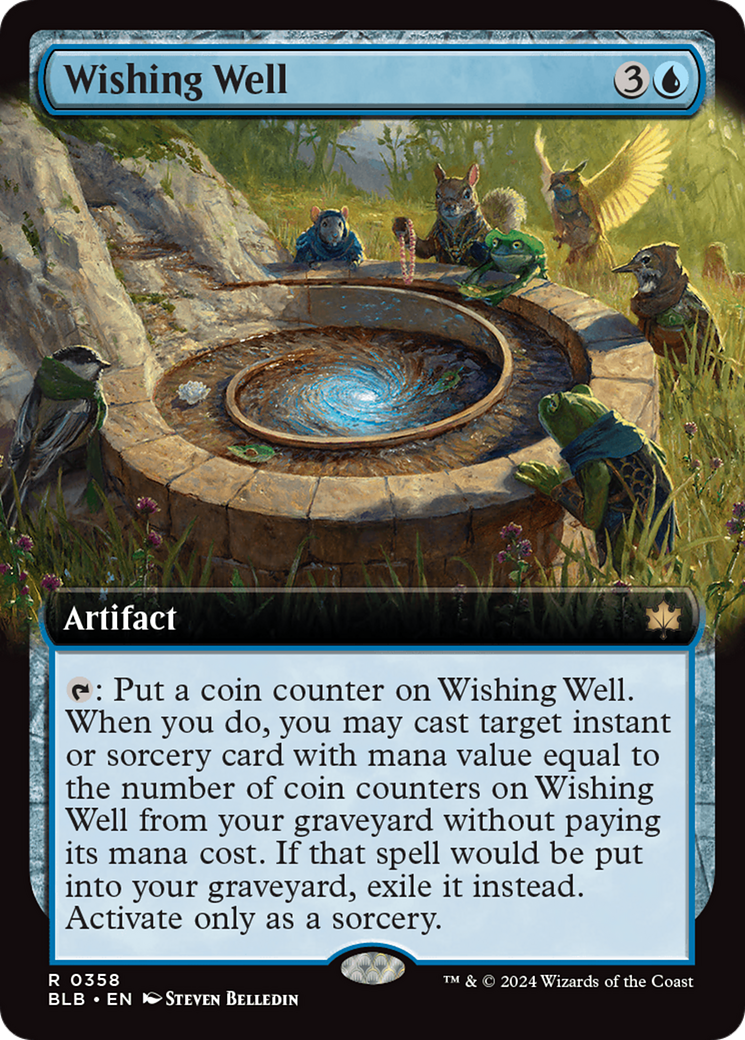 Wishing Well (BLB-358) - Bloomburrow: (Extended Art)