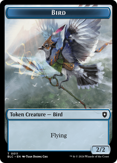 Bird (TBLC-011) - Bloomburrow Commander Tokens