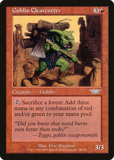 Goblin Clearcutter (LGN-096) - Legions