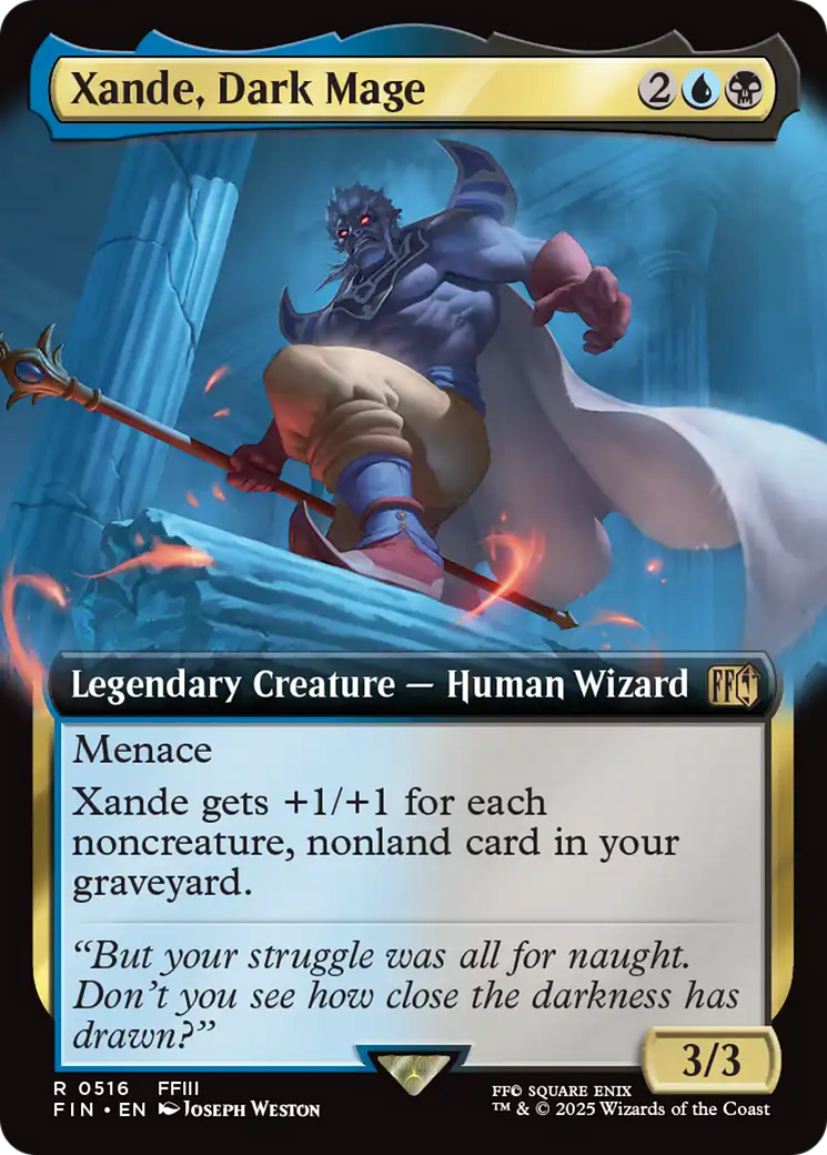 Xande, Dark Mage (Extended Art) (FIN-516) - FINAL FANTASY