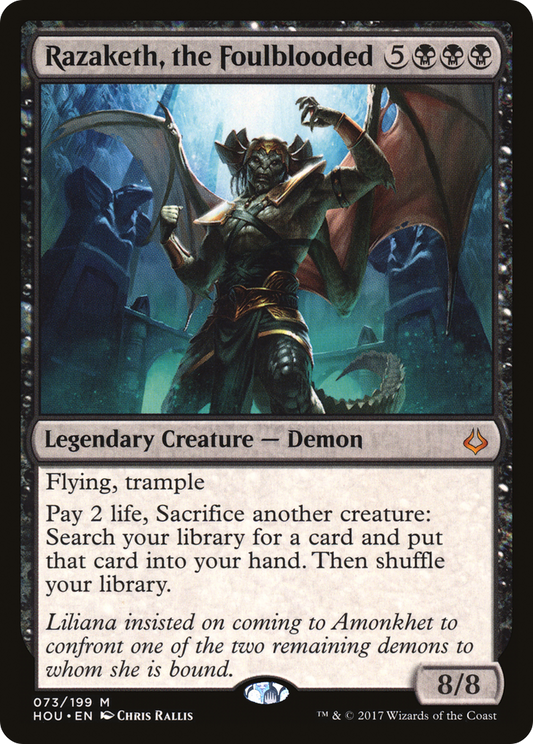 Razaketh, the Foulblooded (HOU-073) - Hour of Devastation