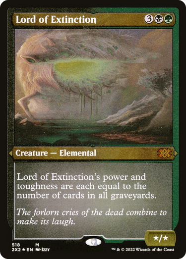 Lord of Extinction (Foil Etched) (2X2-518) - Double Masters 2022 Etched Foil