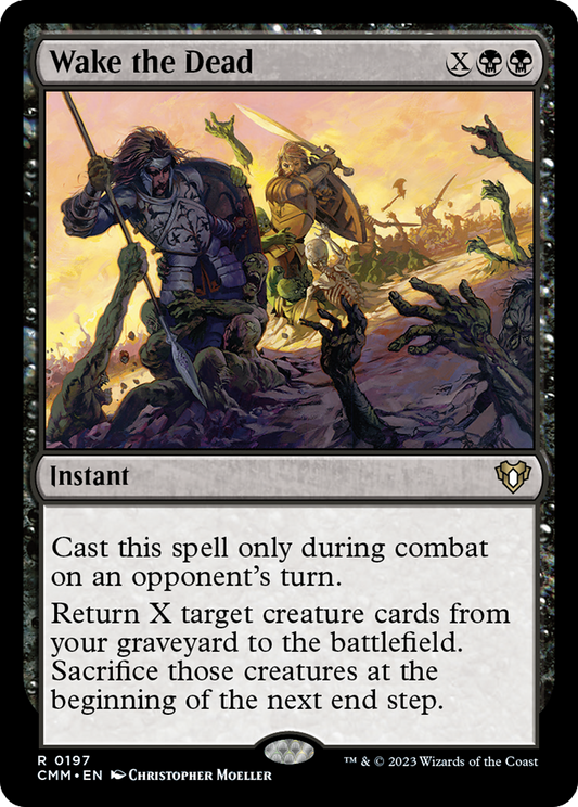 Wake the Dead (CMM-197) - Commander Masters Foil