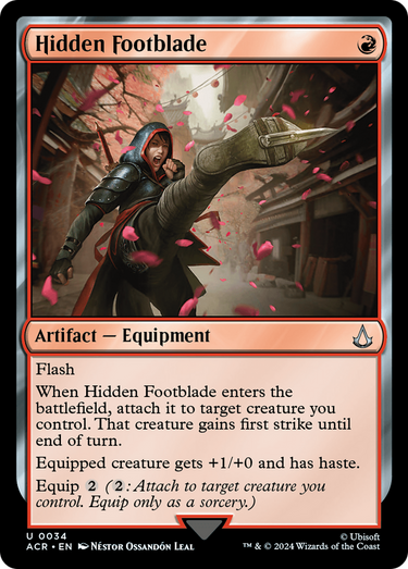 Hidden Footblade (ACR-034) - Assassin's Creed Foil