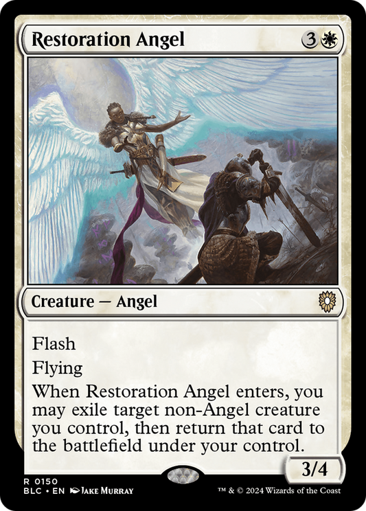 Restoration Angel (BLC-150) - Bloomburrow Commander
