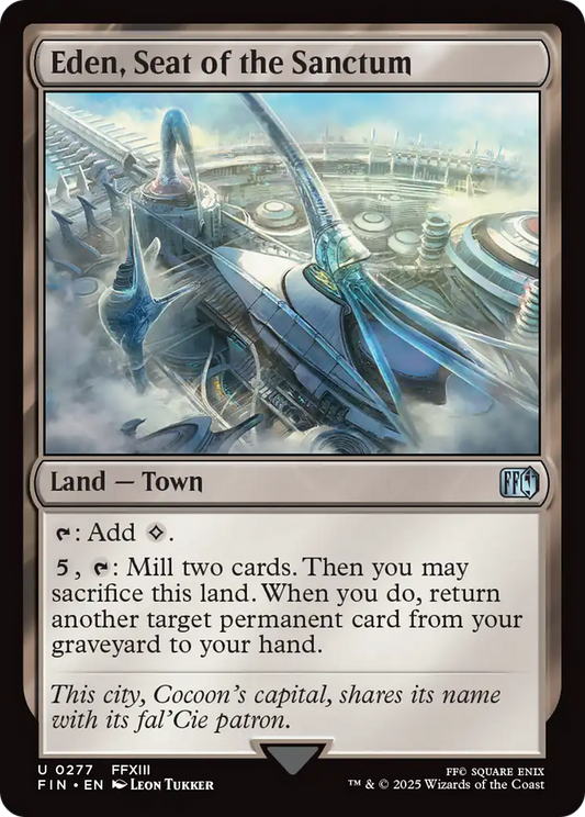 Eden, Seat of the Sanctum (FIN-277) - FINAL FANTASY Foil