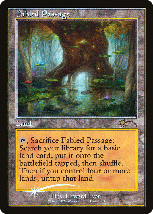 Fabled Passage (WPN-001) - Wizards Play Network 2021 Foil