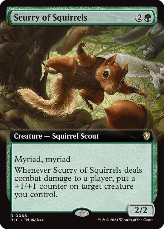 Scurry of Squirrels (BLC-066) - Bloomburrow Commander Foil