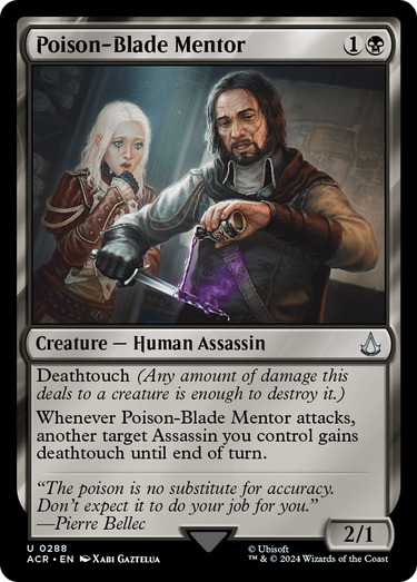 Poison-Blade Mentor (ACR-288) - Assassin's Creed