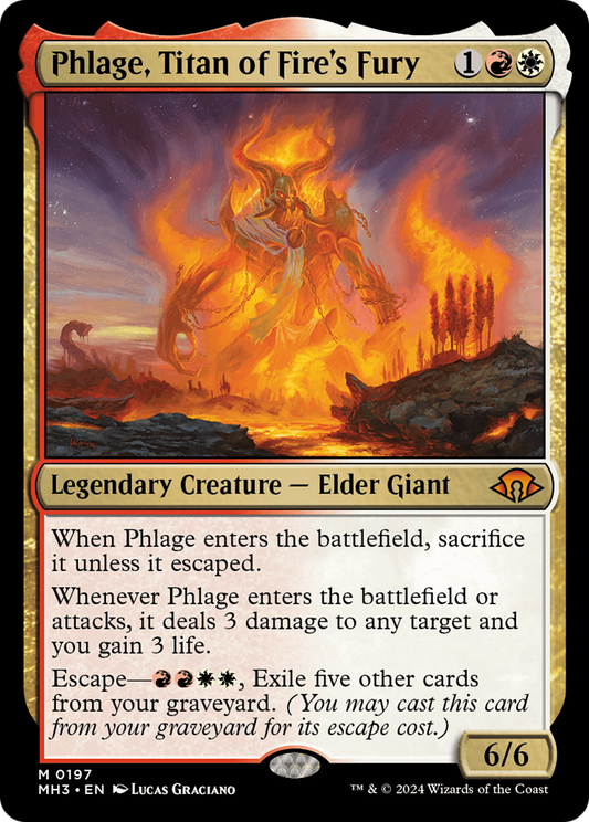 Phlage, Titan of Fire's Fury (MH3-197) - Modern Horizons 3 Foil