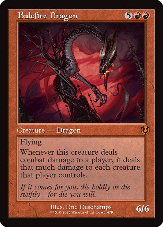 Balefire Dragon (Retro Frame) (-479) - Innistrad Remastered Foil